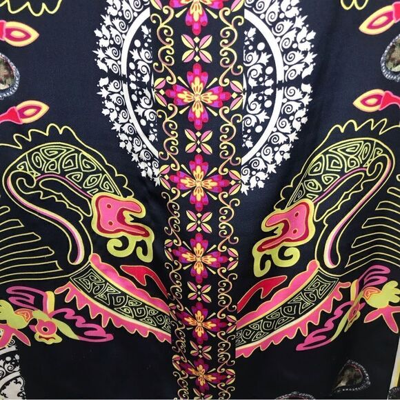 Aryeh Colorful Medallion Graphic Print Sheath Dress - Picture 10 of 16